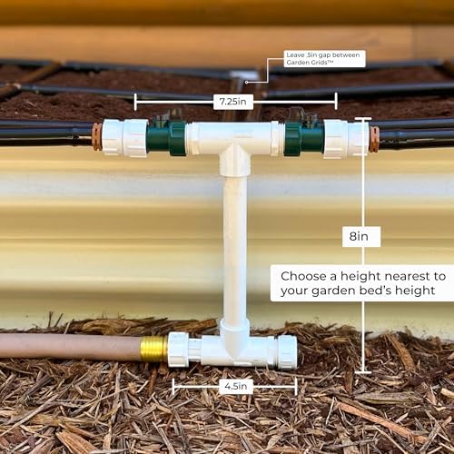 Garden Grid Manifold | Link Multiple Garden Grids | 8" Tall, Double Style
