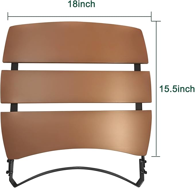 Side Shelves Big Green Egg Accessories, Composite 3 Slat Egg Mates for Large Big Green Egg with Folding Side Shelves Replacement Parts Grill & Smoker Accessories