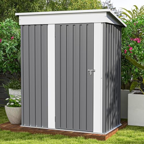 Patiowell 5x3 FT Outdoor Storage Shed, Garden Tool Shed