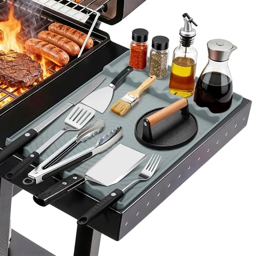 Silicone Grill Mat for Blackstone Griddle Accessories (Gray)