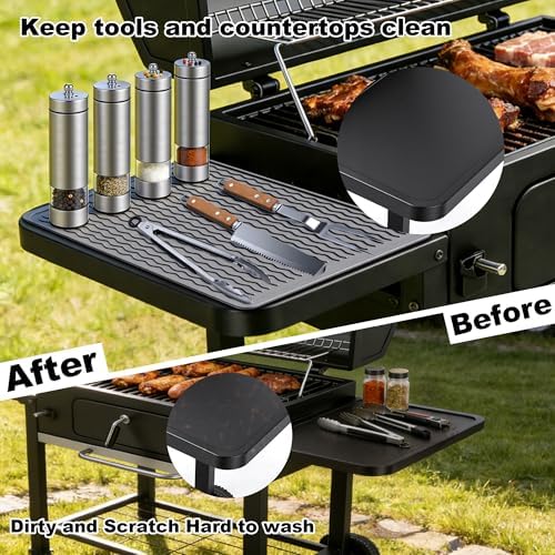 Silicone Grill Tool Mat for Blackstone Griddle Side Shelf Spatula Mat