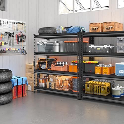 Metal Garage Shelving for Storage - 40" W x 16" D x 72" H
