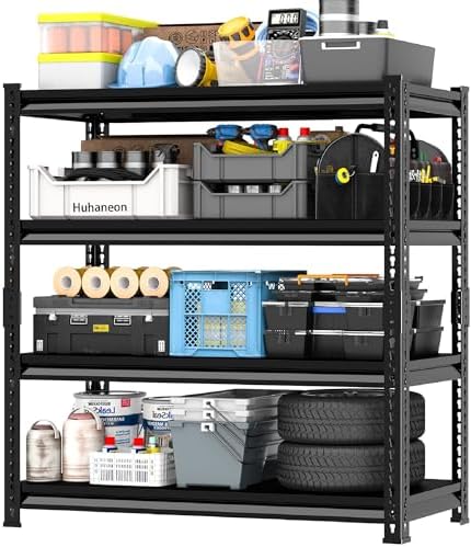 Metal Garage Shelving for Storage - 40" W x 16" D x 72" H