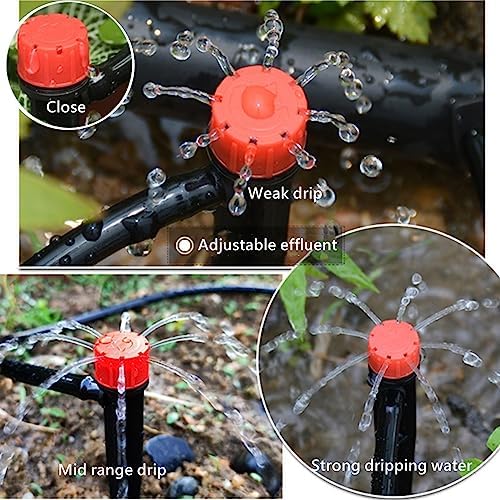 50pcs Drip Emitters for 1/4" Drip Irrigation Tubing