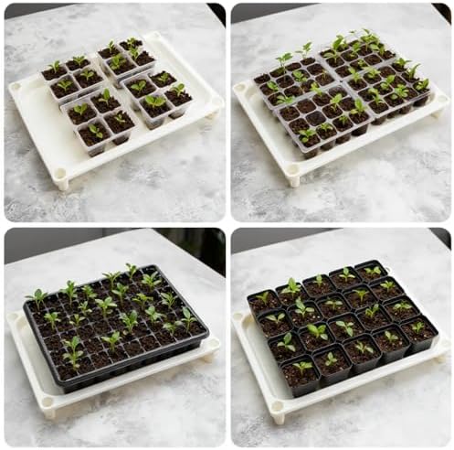 RooTrimmer 5-Tier Seed Starter Trays,Plant Stand,Bottom-Watering Design