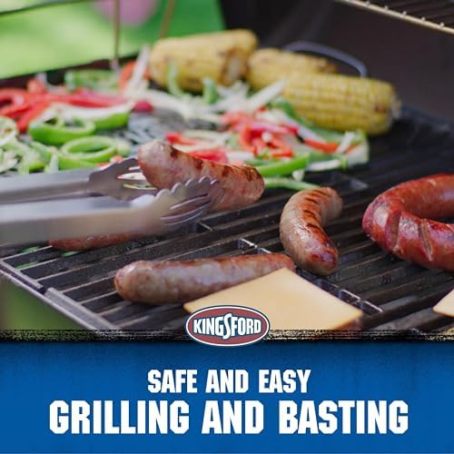 Kingsford 3-Piece Rust-Resistant Stainless Steel BBQ Tool Set, 3 Count
