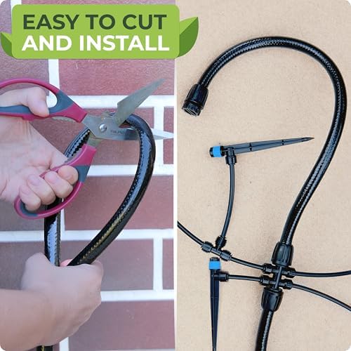 CARPATHEN 1/2" Irrigation Tubing for Quick Connect Drip Irrigation 100 feet