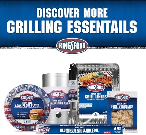 Kingsford 3-Piece Rust-Resistant Stainless Steel BBQ Tool Set, 3 Count