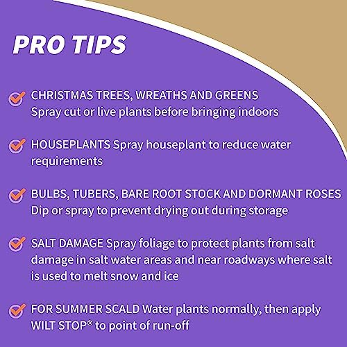 Bonide Wilt Stop, 40 oz Ready-to-Use Spray Anti-Transpirant Plant Protector