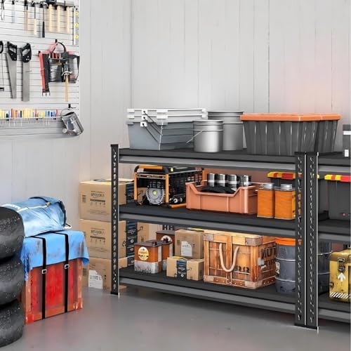 Metal Garage Shelving for Storage - 48" W x 16" D x 39" H