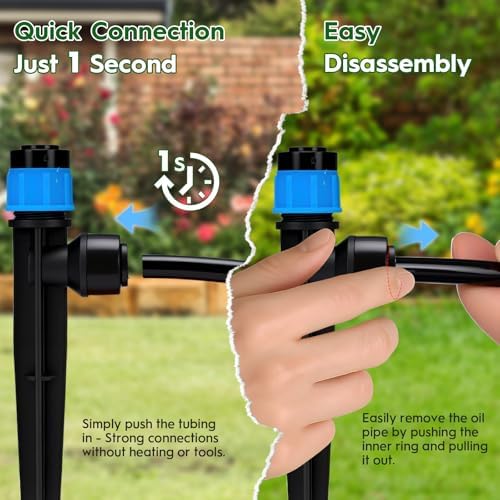 160FT Quick-Connect Drip Irrigation System