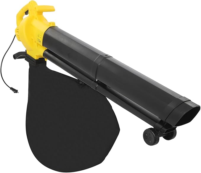 Corded Electric Leaf Blower, 3000W High Power Handheld Leaf Blower with Bag, 466CFM 167 MPH Protable and Lightweight Leaf Vacuum and Mulcher for Yard, Patio, Lawn