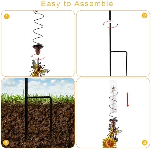 Rain Gauge Outdoor, Solar Water Gauge for Rain