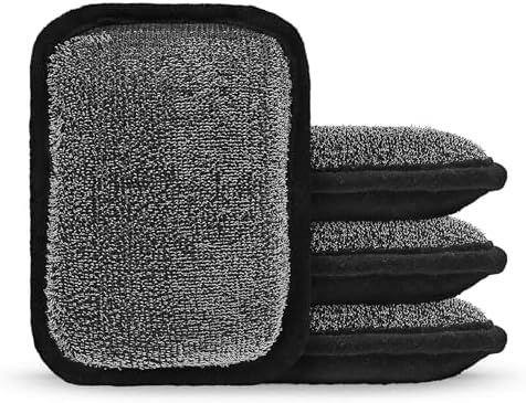 MEKER Grill Brush Bristle Replacement Pad, Ultra Safe Cleaning, Grill Cleaner Pad, Grill Brush Replacement Pad, 4 PCS