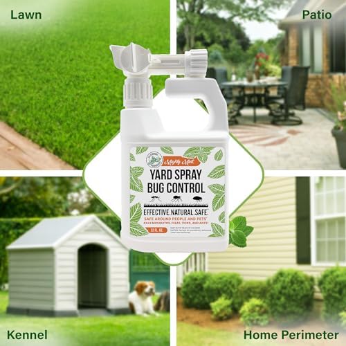Mighty Mint Peppermint Oil Lawn & Yard Bug Control Spray, 32 oz, Pack of 2