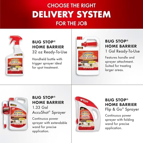 Spectracide Bug Stop Home Barrier 32 Oz, Ready-to-Use Spray