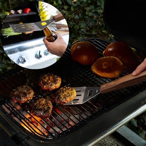 5pcs BBQ Grill Accessories Set - Stainless Steel Grilling Tools