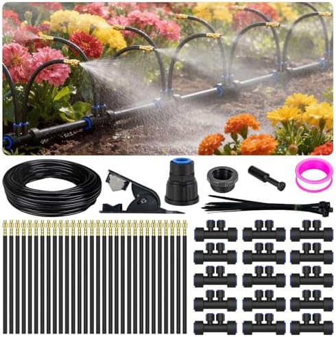 Drip Irrigation System 2 Ports - 360°Adjustable Garden Watering System