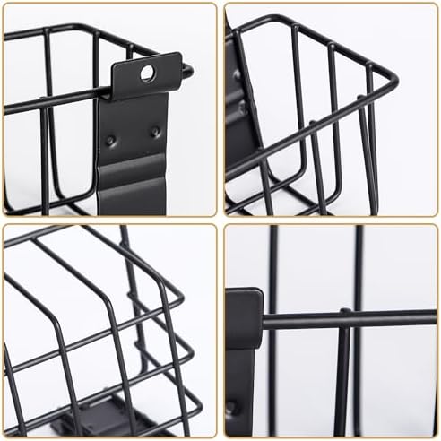 Heavy-Duty Slatwall Baskets and Hooks - Slatwall Accessories for Standard Slatwall Panels | Ideal for Organizing Garages and Workshops