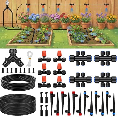 160FT Quick-Connect Drip Irrigation System