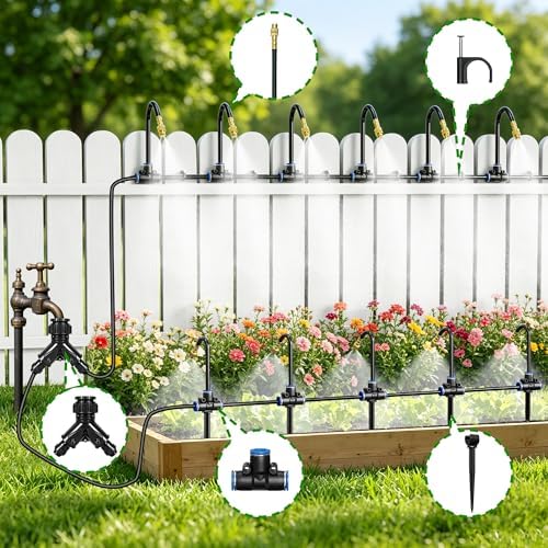 3/4" & 1/2" Faucet Adapter to 5/16" Drip Irrigation Tubing Connector