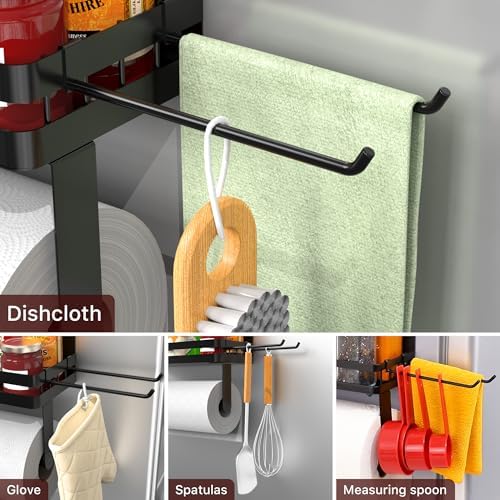 ZUNTO Magnetic Paper Towel Holder for Fridge, Strong Magnet, No Drill