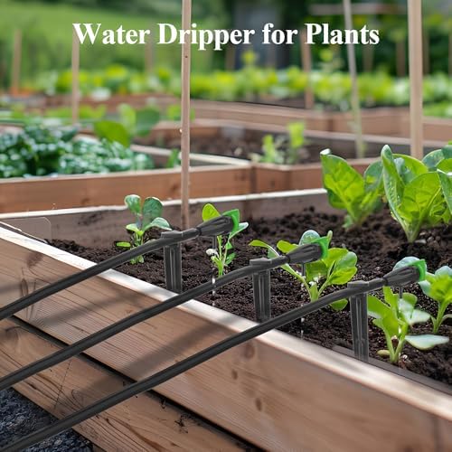 50 Pcs Adjustable Water Flow Irrigation Dripper,Drip Emitters