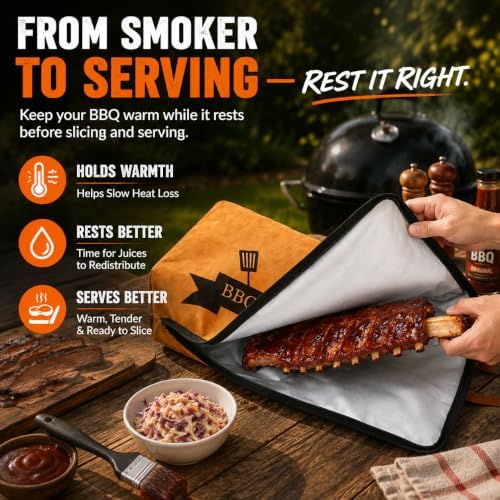 Bolycen 21 in BBQ Blanket for Resting Meat, Insulated Meat Resting Bag (Pack of 3)