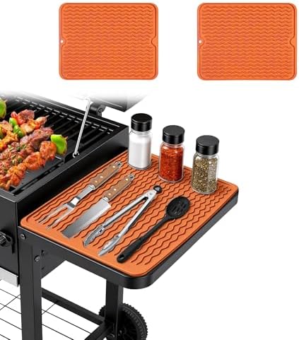 Silicone Grill Tool Mat for Blackstone Griddle,Side Shelf Spatula Mat