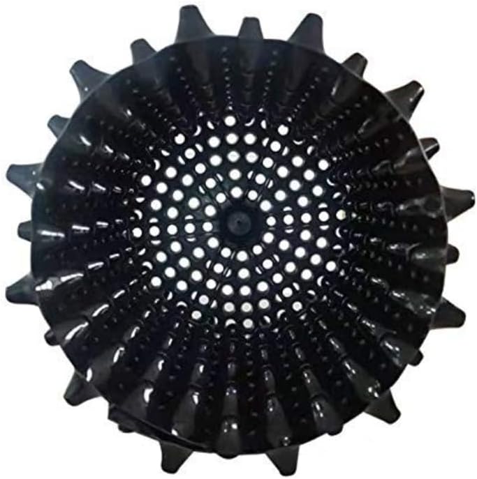 RooTrimmer Air Pruning Planters 5 Gallon 6-Pack, Sturdy Plastic Roots Control Planter Container for Fruit Vegetable Garden Orchard, Size 12"x12",Black