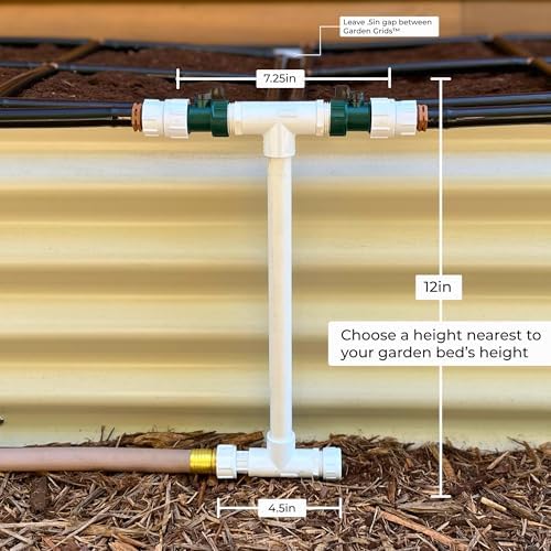 Garden Grid Manifold | Link Multiple Garden Grids | 12" Tall, Double Style