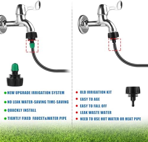 1/4" Lock Barbed Misting Cooling Drip Irrigation System