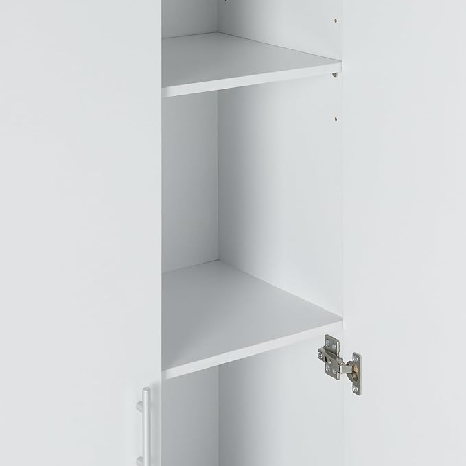 Amazon Basics Storage Cabinet for Kitchen Pantry, White
