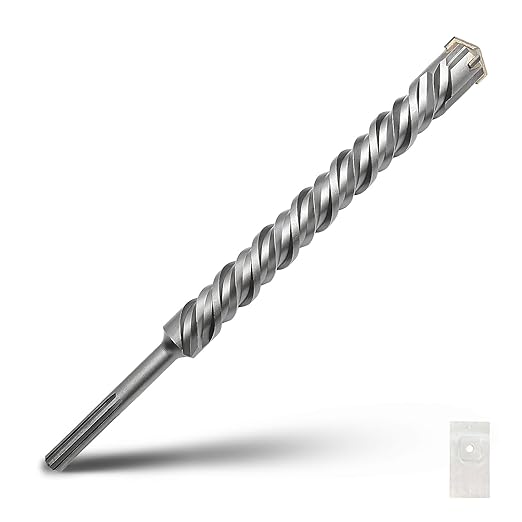 1-2/3 in x 18 inch (42x460mm) SDS Max Rotary Hammer Drill Bit, Masonry Drill Bit,Concrete Drill Bit for Masonry, Brick, Stone, Concrete (Length :460mm / 18 inch, 42mm (1-2/3 in) Diameter)