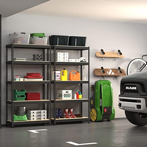 PrimeZone 71" H Heavy Duty Storage Shelves, 5 Tier Garage Shelving Unit