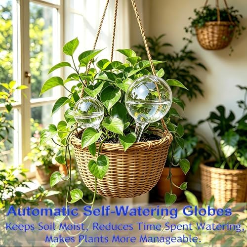 Plant Automatic Watering Devices, Clear Plastic Plant Self-Watering Bulb