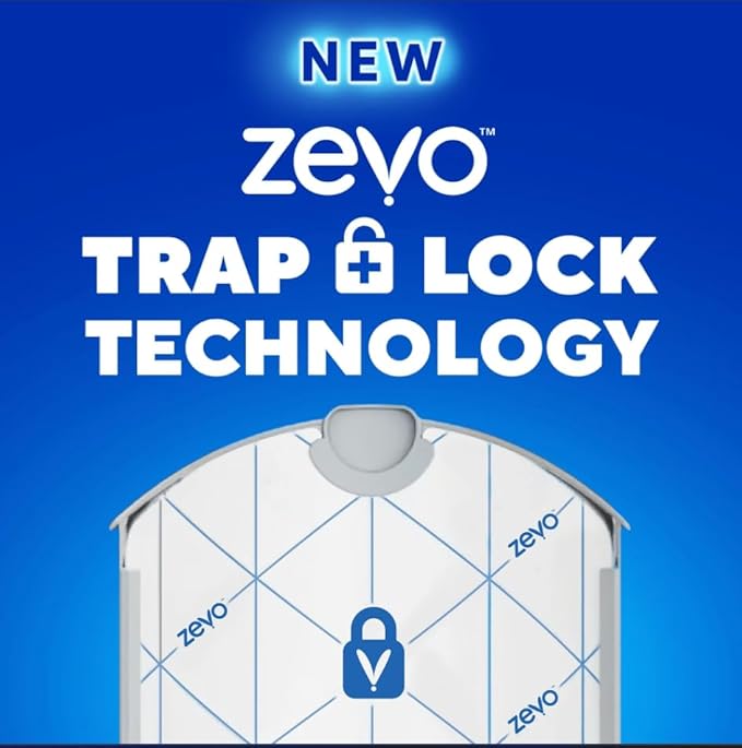 Zevo Flying Insect Trap 4 Refills – Compatible with Zevo Plug-in Insect Devices - Mess Free