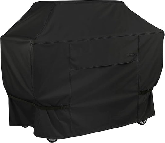 NettyPro Grill Cover for Outdoor Grill 60 inch Waterproof Heavy Duty Gas BBQ Cover for Outside Weber, Char-Broil, Brinkmann, Jenn Air, Nexgrill 3-4 Burners Barbecue, Black