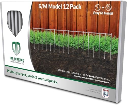 Dig Defence Original Animal Barrier Garden Fence Small/Medium, 12 Pack