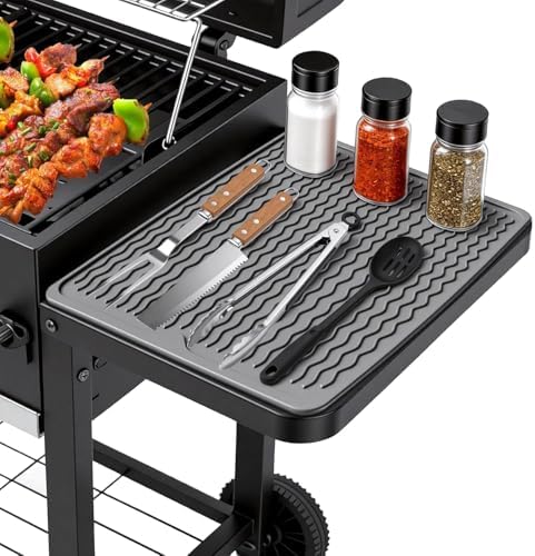 Silicone Grill Tool Mat for Blackstone Griddle Side Shelf Spatula Mat