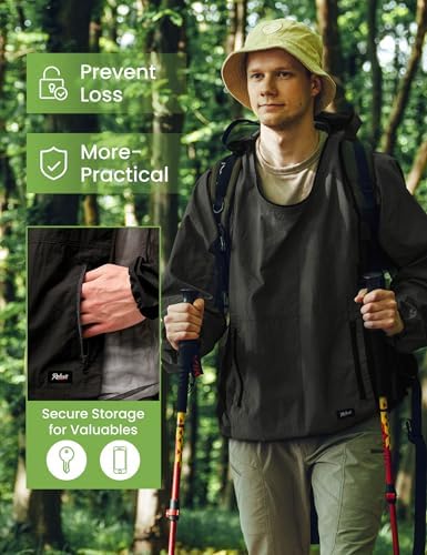 Mosquito Jacket, Durable Bug-Proof Jacket with Adjustable Hood & Pocket, Summer Mosquito Suit Outdoor Proof Clothing