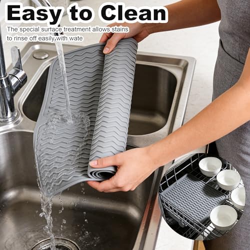 Silicone Grill Tool Mat for Blackstone Griddle Side Shelf Spatula Mat