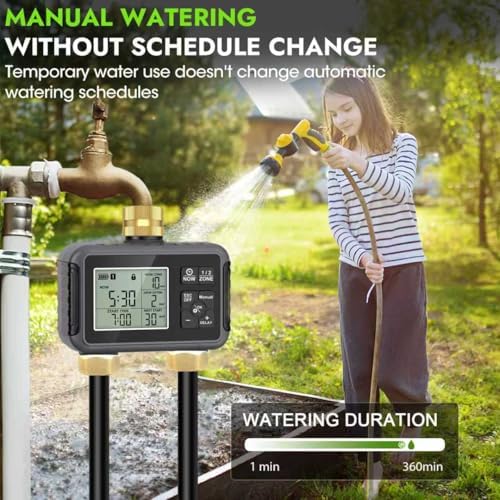 120FT Drip Irrigation System with Smart Water Timer