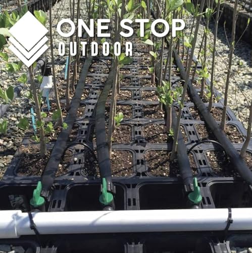 250pk 4" Angled Drip Emitter Stake, Fits 1/4" & 1/8" Tubing for Precise Watering & Irrigation, Greenhouse, Container Gardening, Home Garden, and Hydroponics Growing (250, 4" Inch Long)