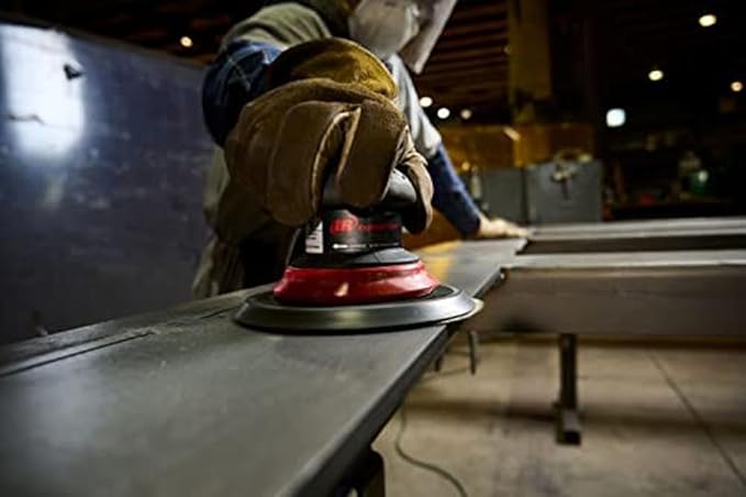 Ingersoll Rand 4152-HL Composite 6-Inch Orbital Palm Pneumatic Sander with Hook and Loop Pad