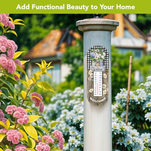 Briarwood Lane Spring Thermometer 17x6 Crated Mason Jars for Spring Thermometer