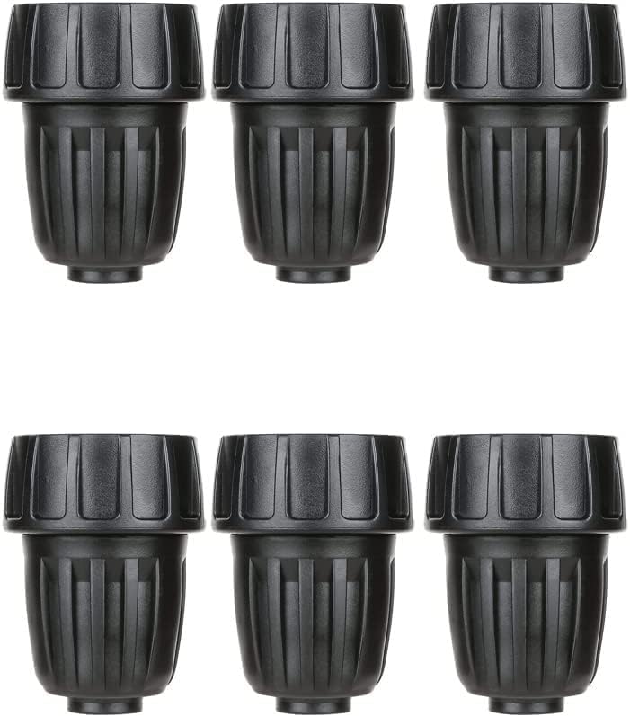 1/2 Inch Drip Irrigation Faucet Hose Connectors,6 Pack
