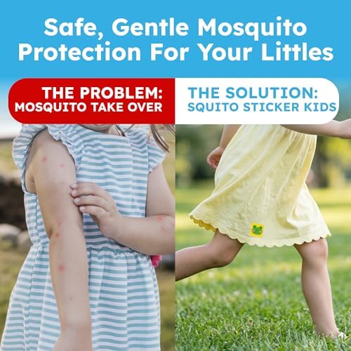 BugMD Squito Stickers - Mosquito Repellent Patches for Kids