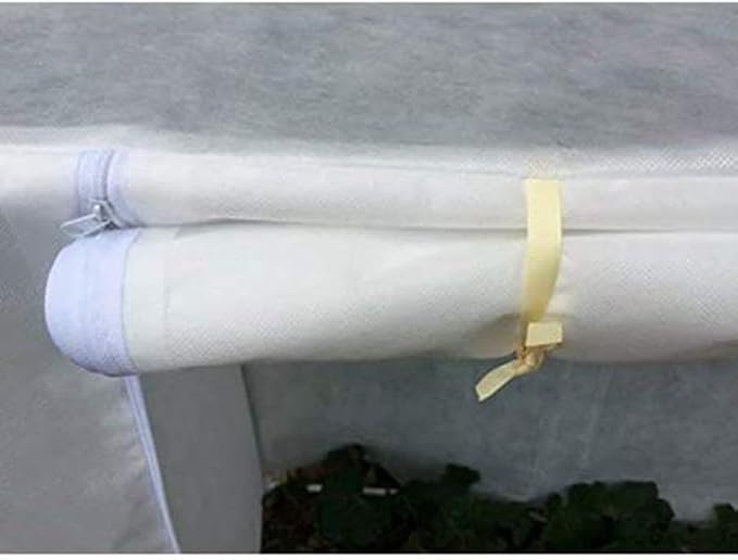 Agfabric Plant Covers Freeze Protection with Zipper 0.9oz 135"x120"x48" Shrub Cover Winter Tree Jacket for Frost Protection&Season Extension,White,4 Pack