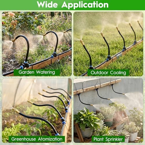 100FT 360° Adjustable Drip Irrigation System